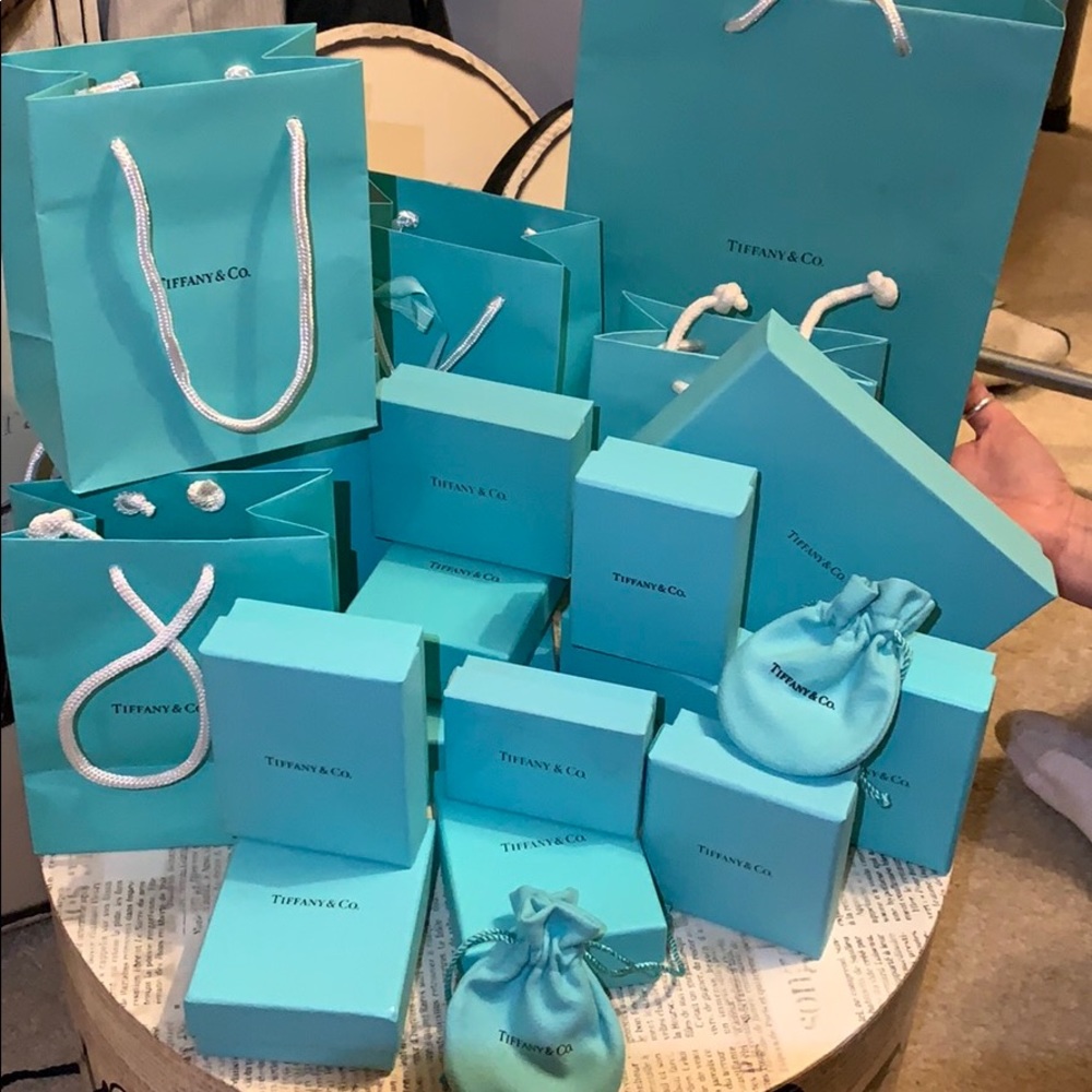 Tiffany & Co, original boxes & bags